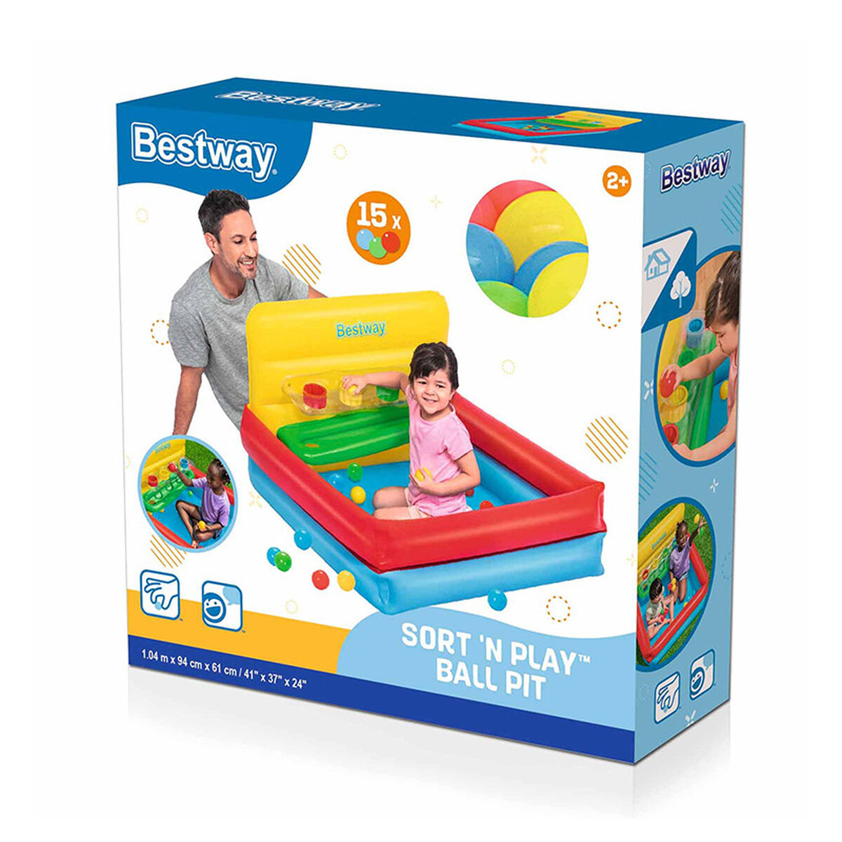 Bollhav Bestway Sort'N Play 94 x 104 x 61 cm - 2