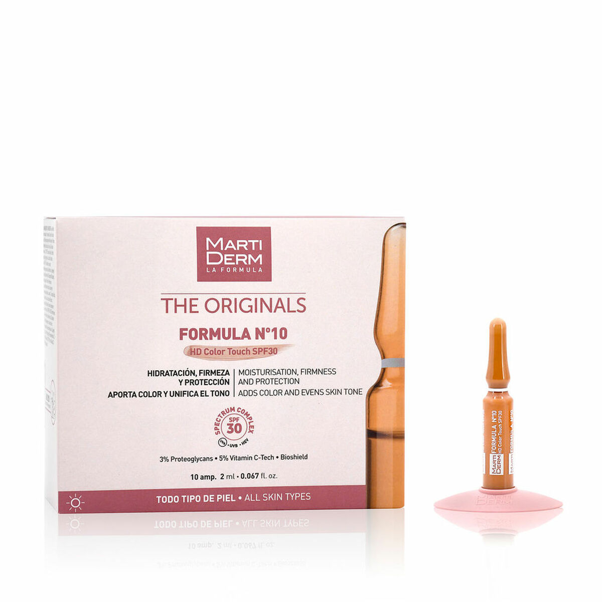 Fuktgivande ansiktskräm Martiderm THE ORIGINALS Spf 30 2 ml