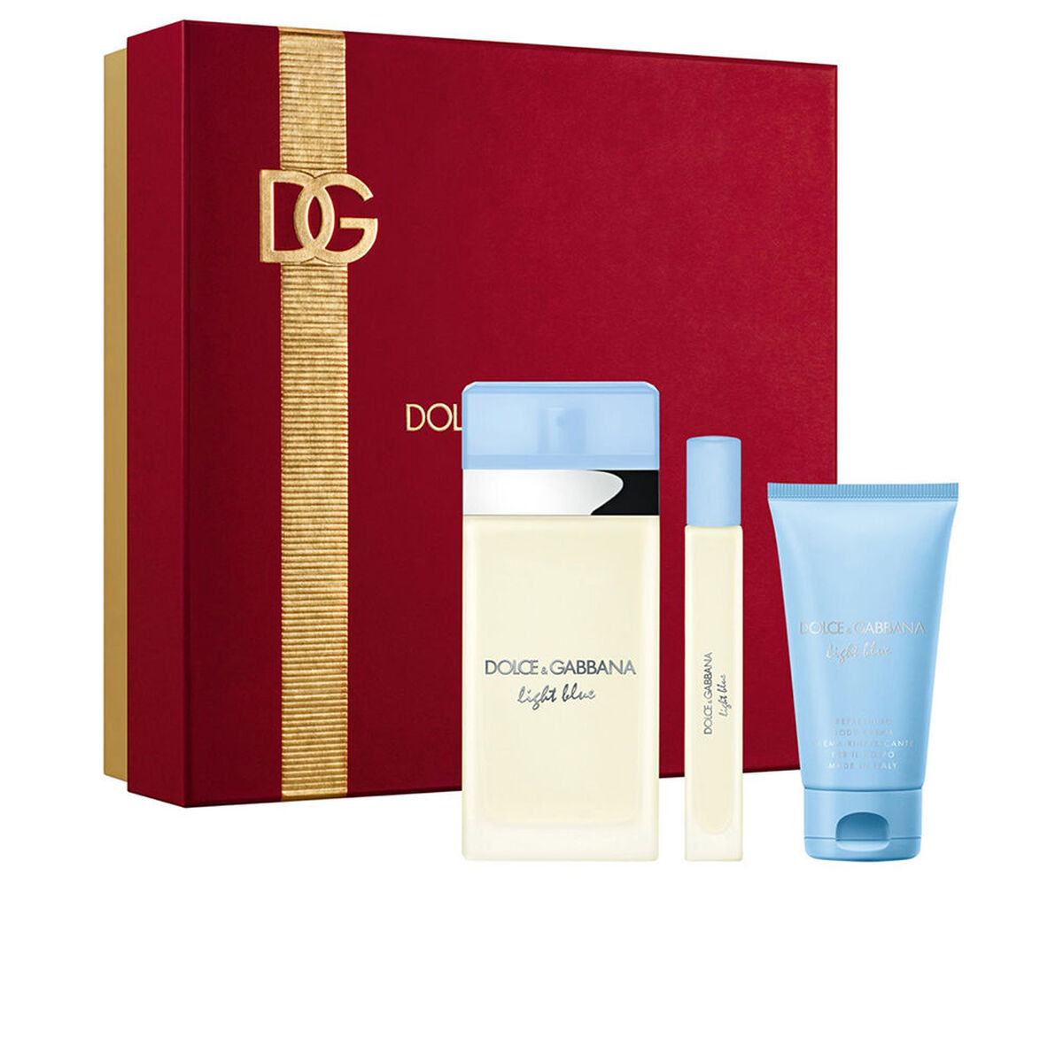 Parfymset Damer D&G Light Blue Pour Femme EDT