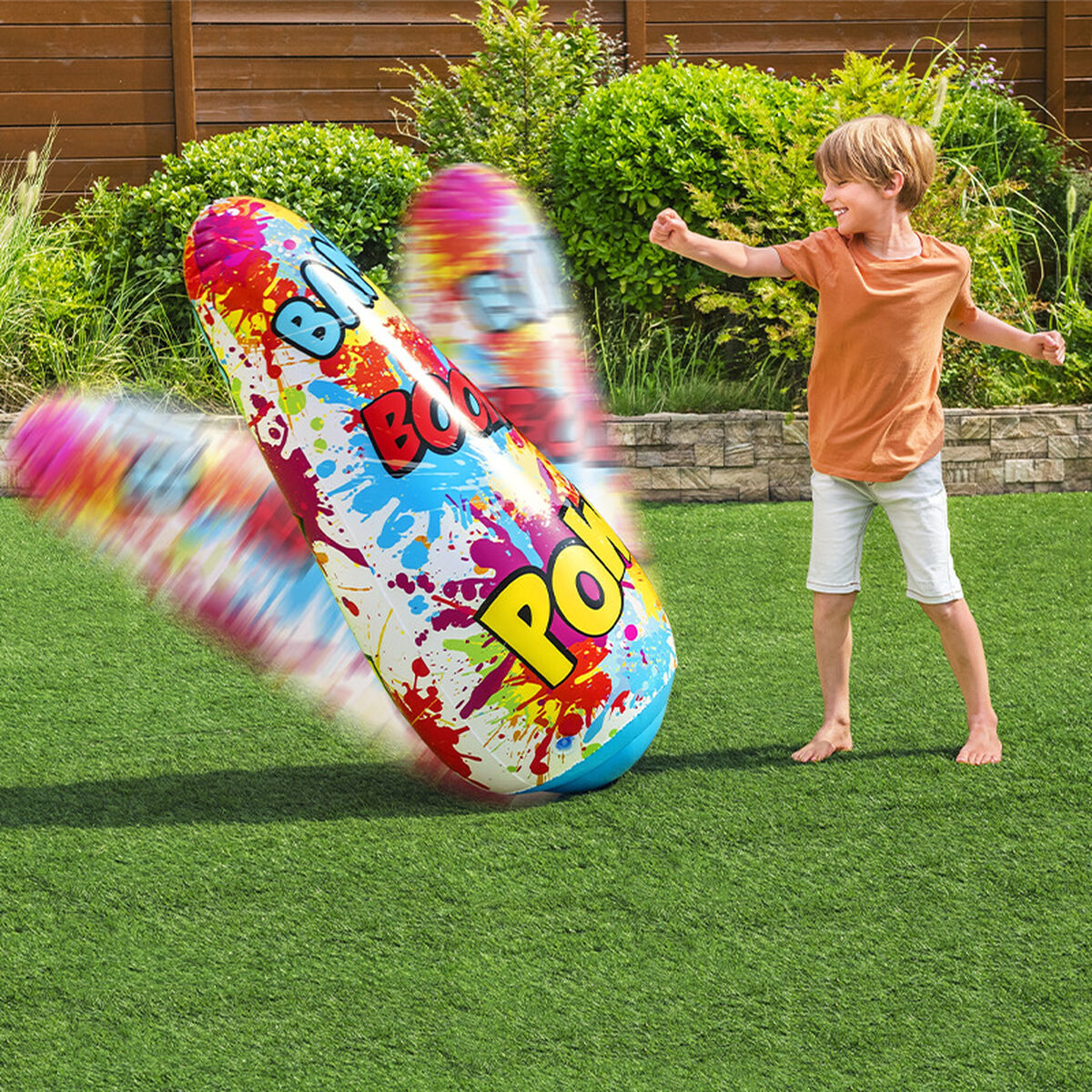 Bestway Inflatable Punching Comic 119 cm +3 År Inomhus och Trädgård 52630 - 3