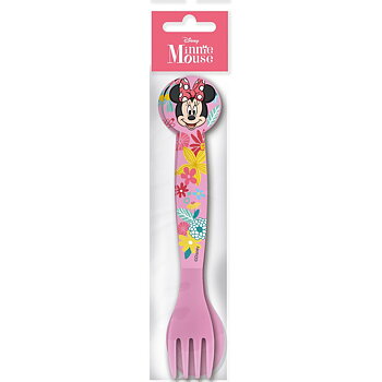 Bestick-set Minnie Mouse CZ11401 Rosa Plast 2 Delar