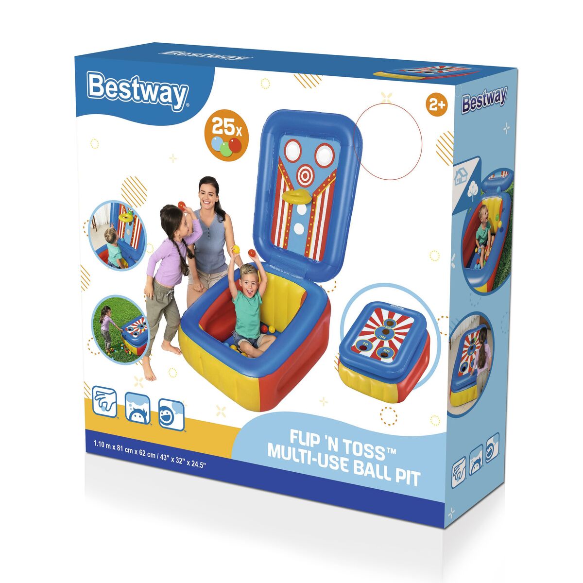 Bollhav Bestway Flip'N Toss 110 x 81 x 62 cm - 3
