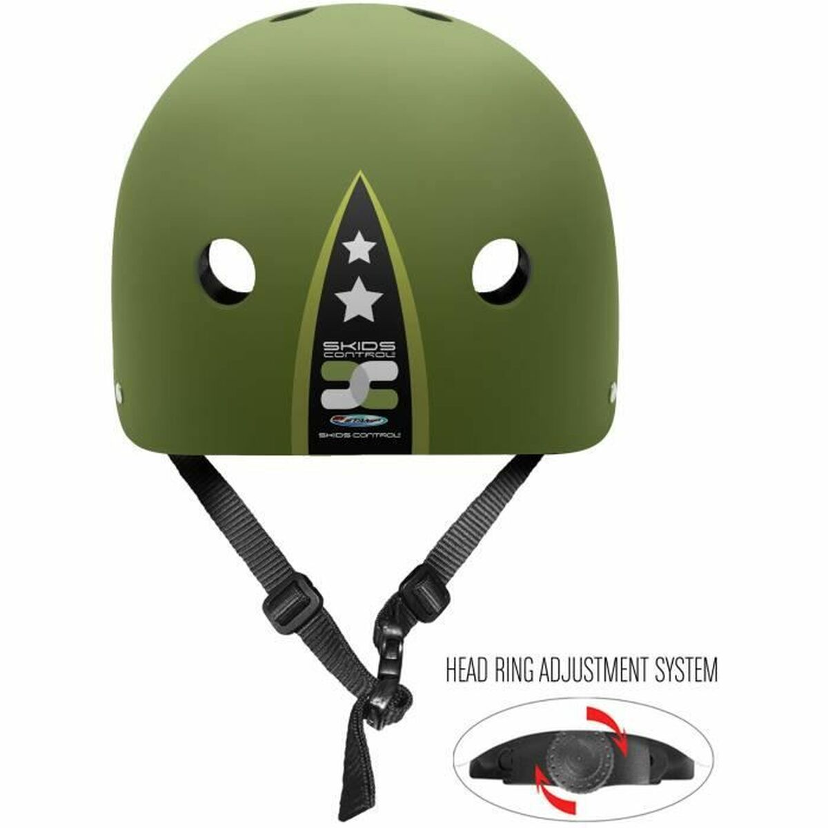 Hjälm Stamp Military Star Svart - 2