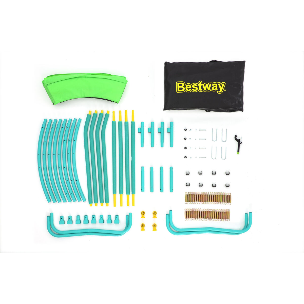 Barnstudsmatta med Skyddsnät Bestway 244 x 220 cm - 3