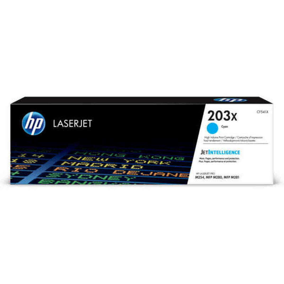 Toner HP CF541X Blå Multicolour Turkos