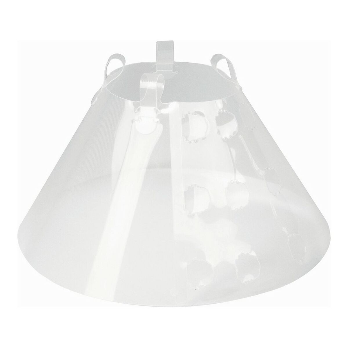 Elizabethan Hundhalsband KVP Quick Fit Transparent (33-41 cm)