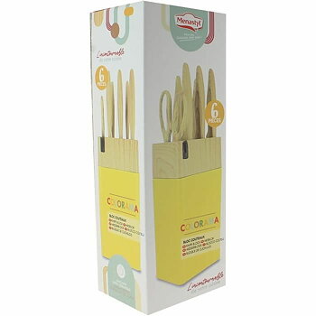 Knivset Menastyl Keramik polypropen 6 Delar