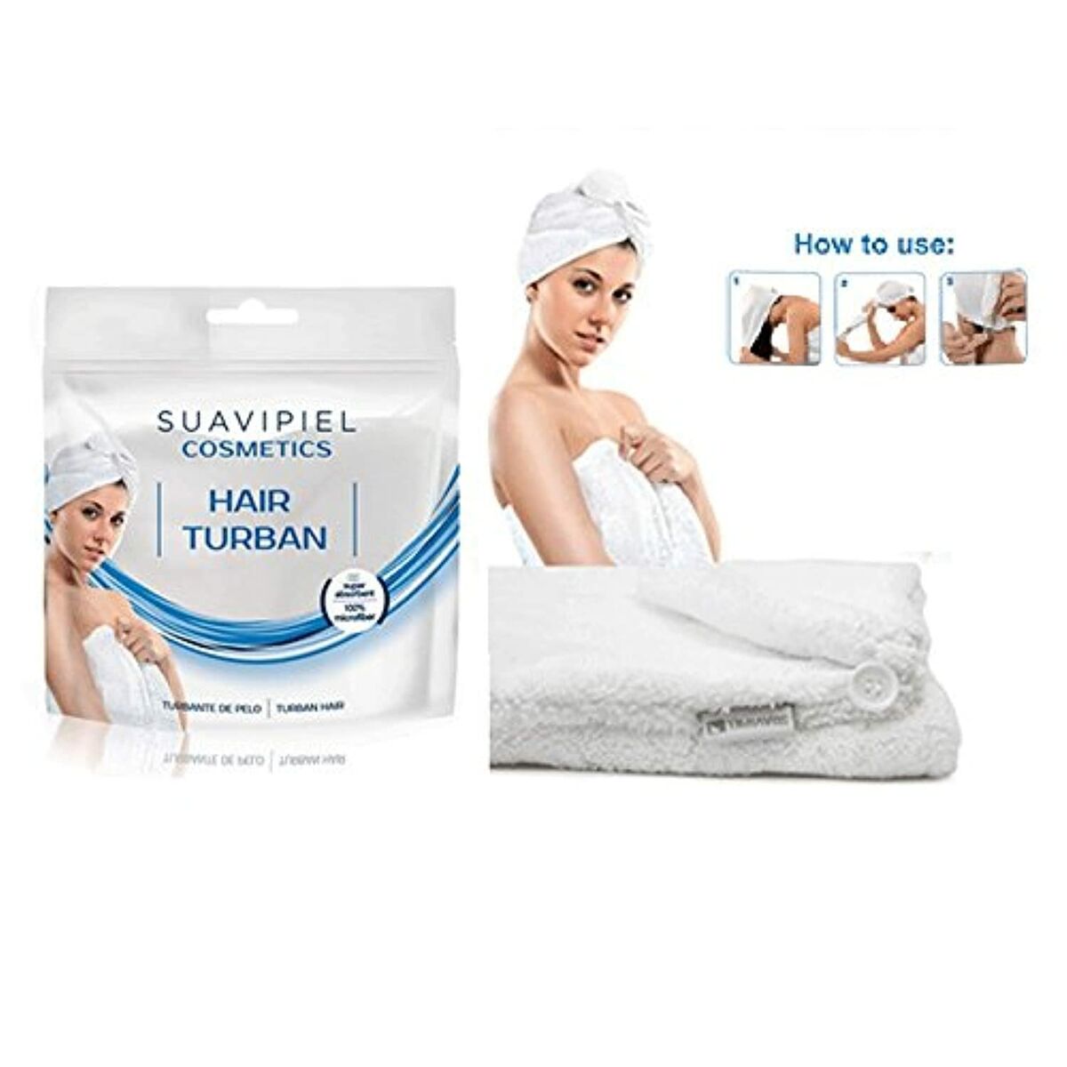 Parfymset Damer Suavipiel HAIR TURBAN