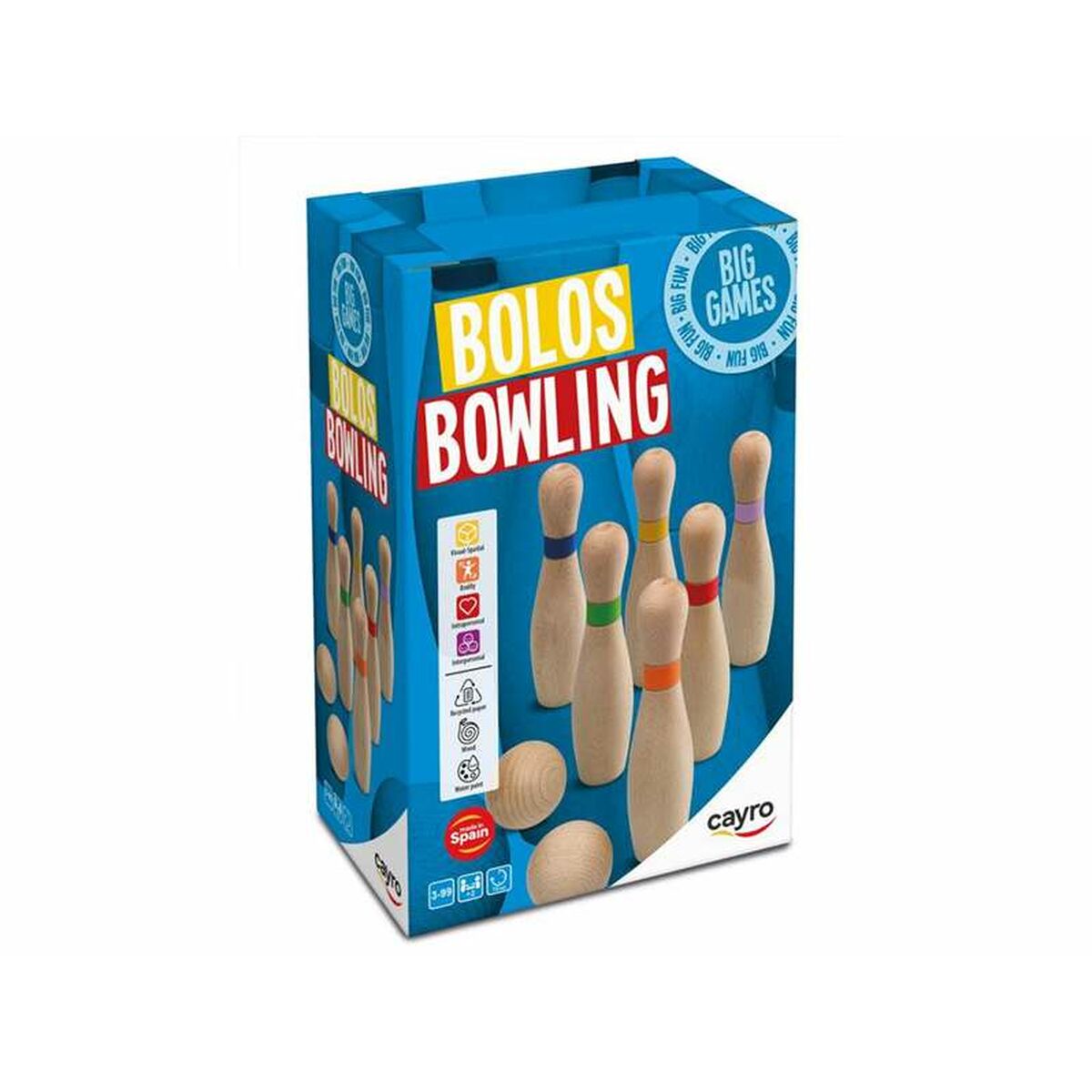 Bowlingspel Cayro Trä - 3