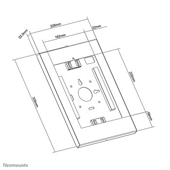 Mobilt eller tablettstöd Neomounts WL15-650WH1 Vit