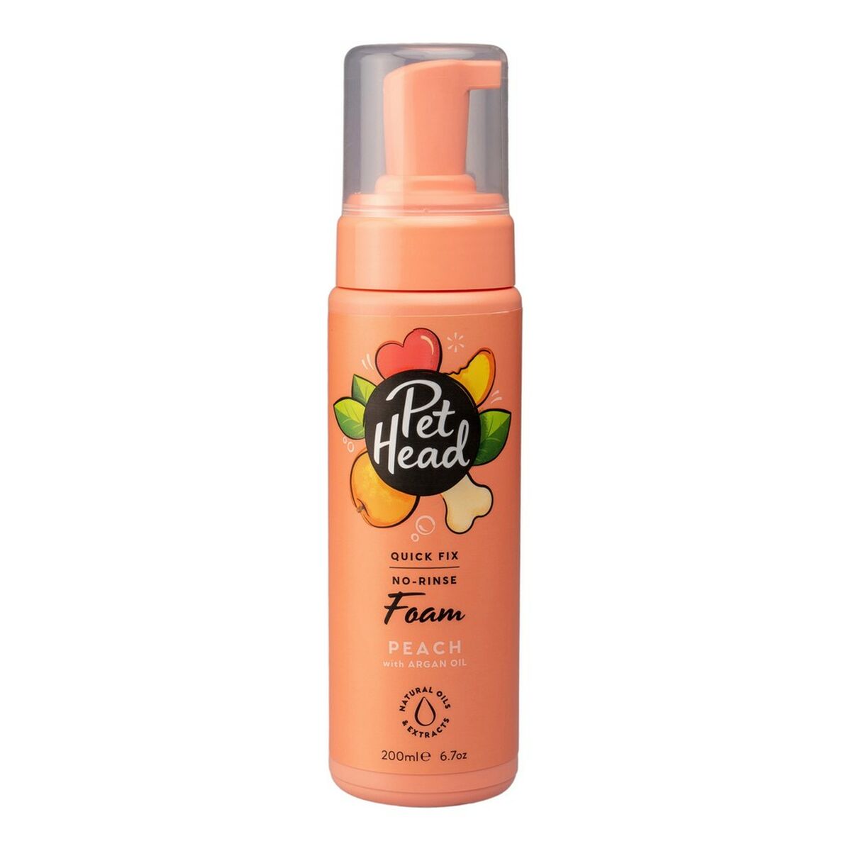 Rengöringsskum Pet Head Quick Fix Persika 200 ml Hund