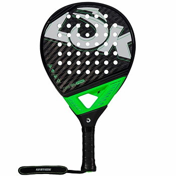 Padelracket Lok Sports Carb-On Flow Svart Limegrön