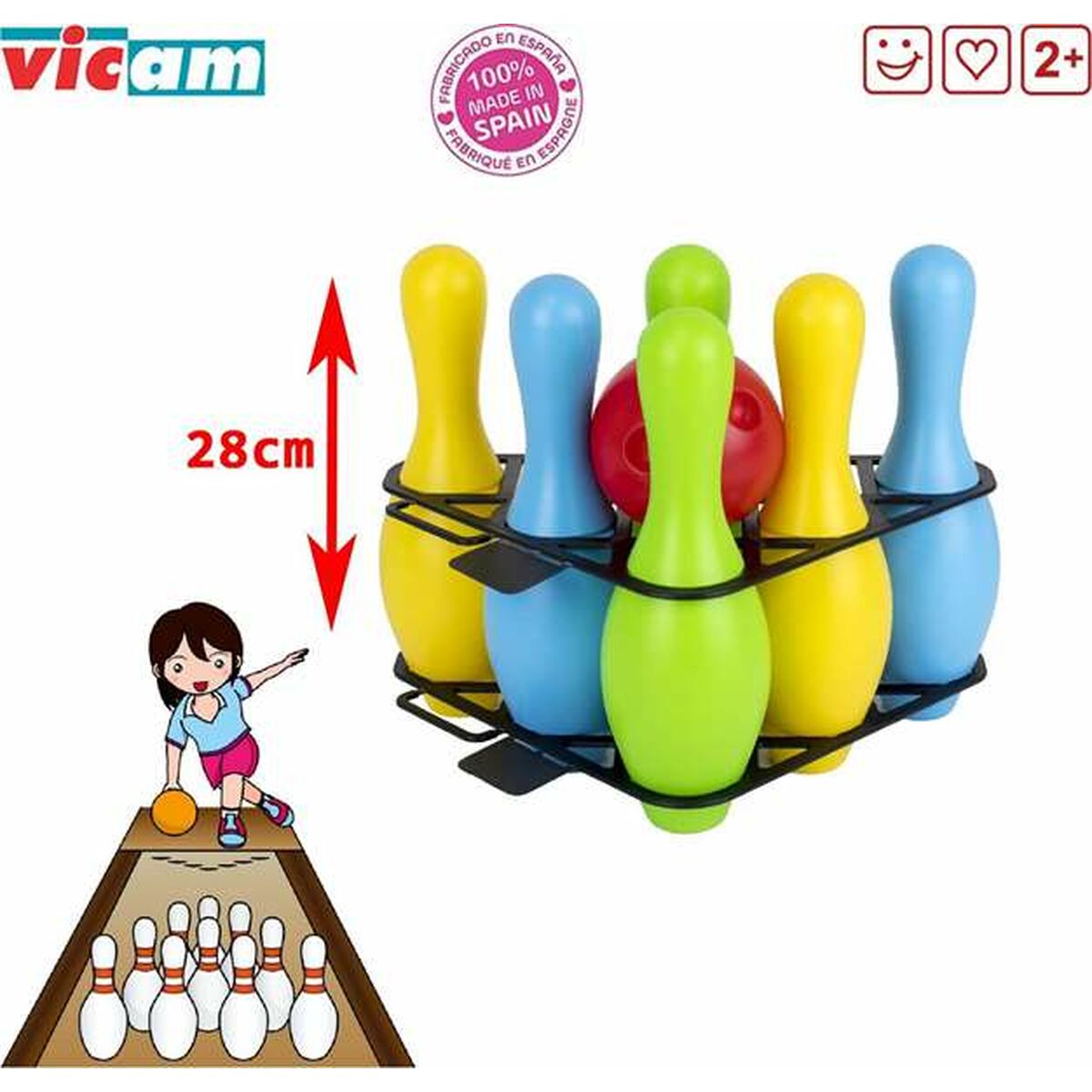 Bowlingspel 28 cm - 3