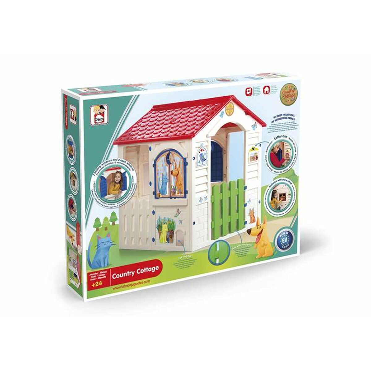 Lekhus Chicos Country Cottage 84 x 103 x 104 cm - 3