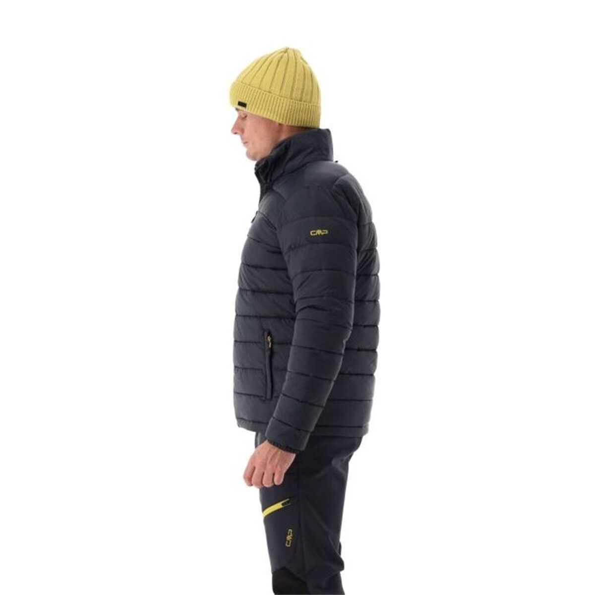 Träningsjacka Herr Campagnolo Zip Hood Detachable Inn Svart - 2