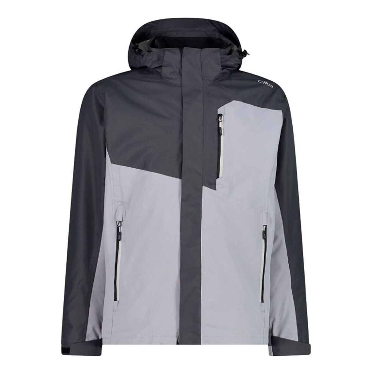 Träningsjacka Herr Campagnolo CMP Man Zip Detachable Inn Grå