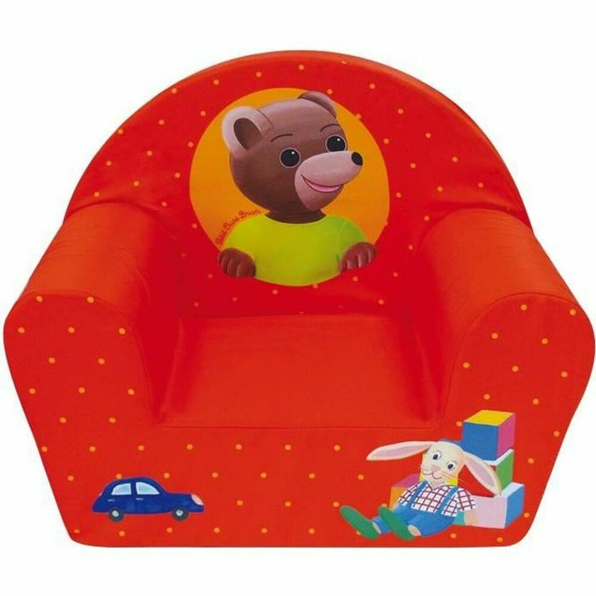 Barnfåtölj Fun House 712583 Björn 52 x 33 x 42 cm Röd