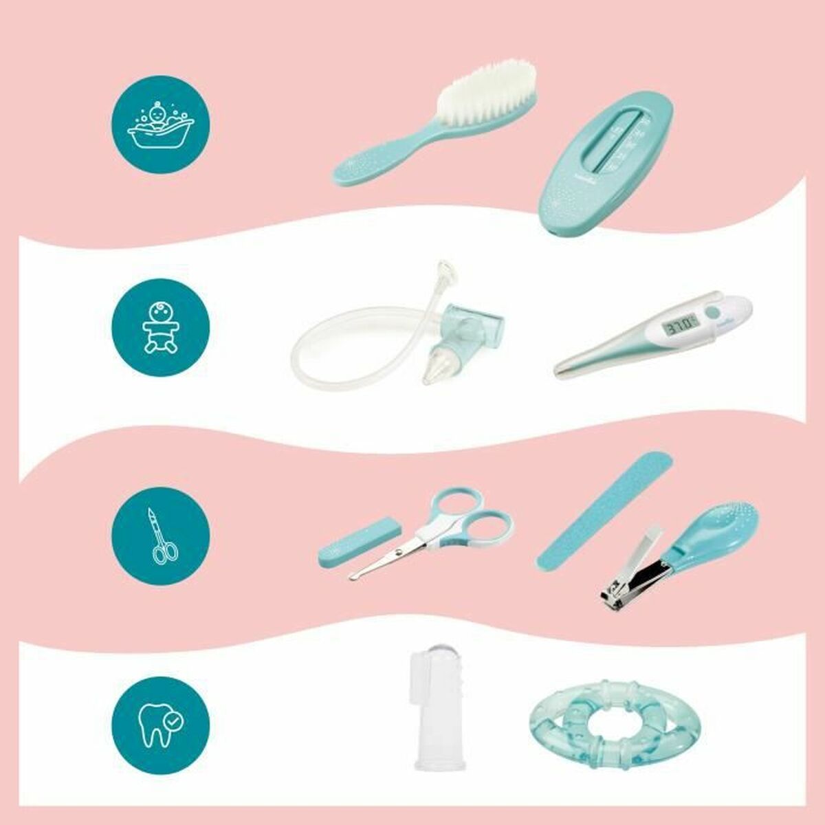 Hygienpaket Babymoov Blå Grå - 2