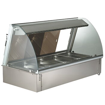 Drop-in befuktad ventilation varma display, 4x GN 1/1