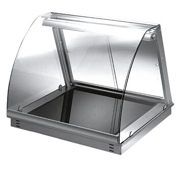 Drop-in uppvärmd keramiskt glas, 1 nivå, 4x GN 1/1