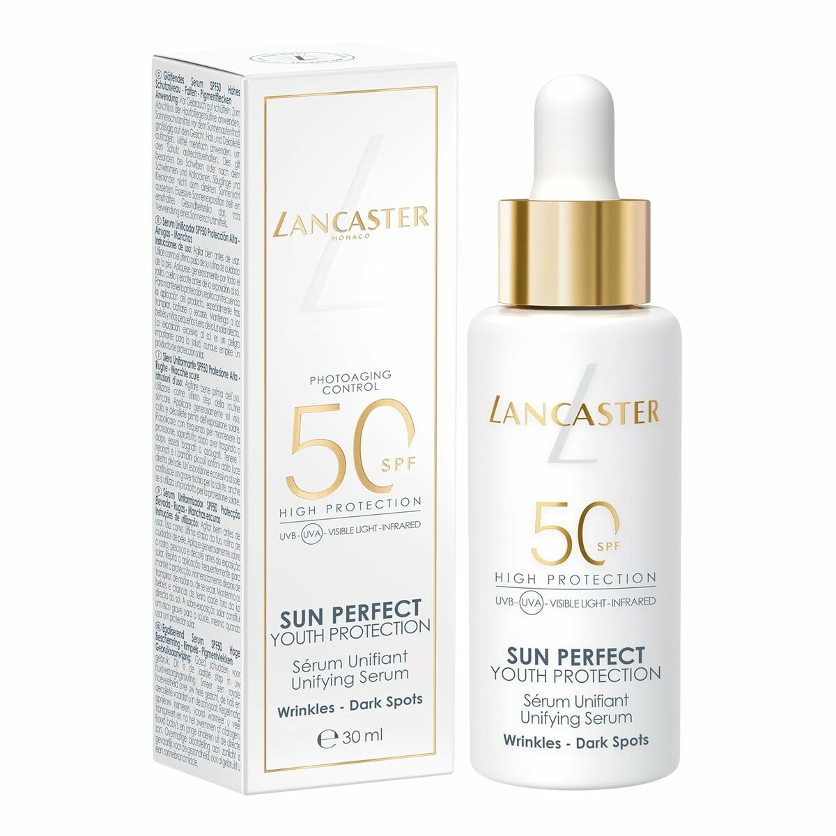 Solskydd Lancaster SUN PERFECT Spf 50 30 ml - 2