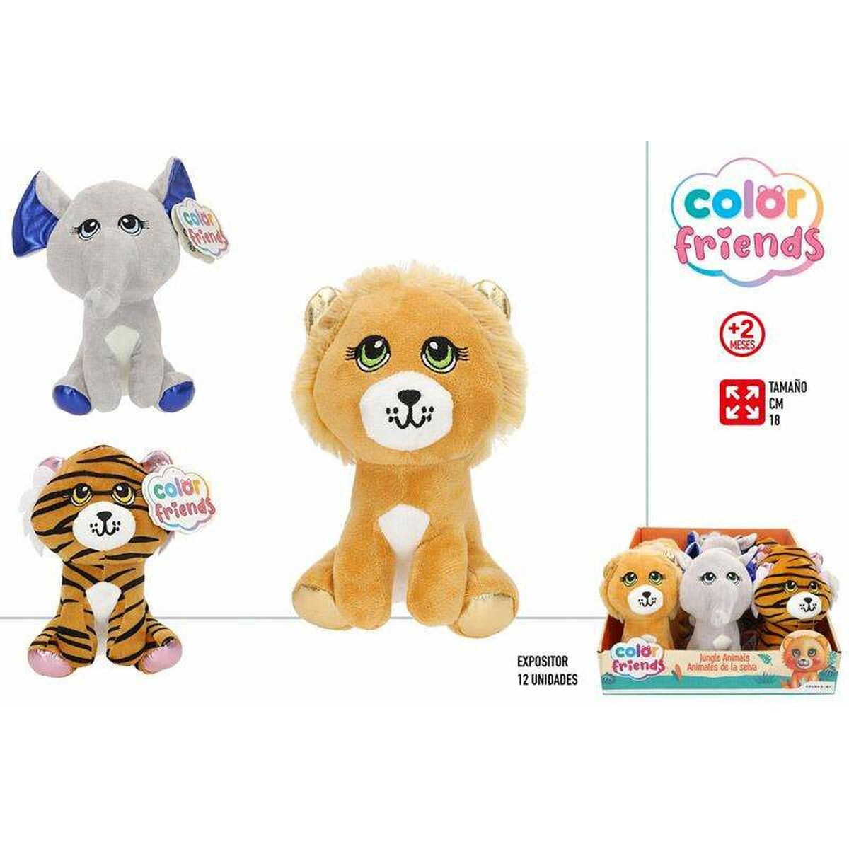 Mjukisleksak Colorbaby Animals 18 cm 1 antal
