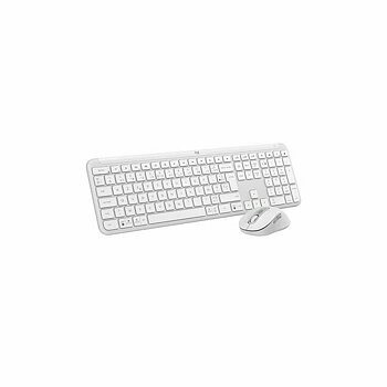 Tangentbord och Mus Logitech Vit Franska Azerty Franska