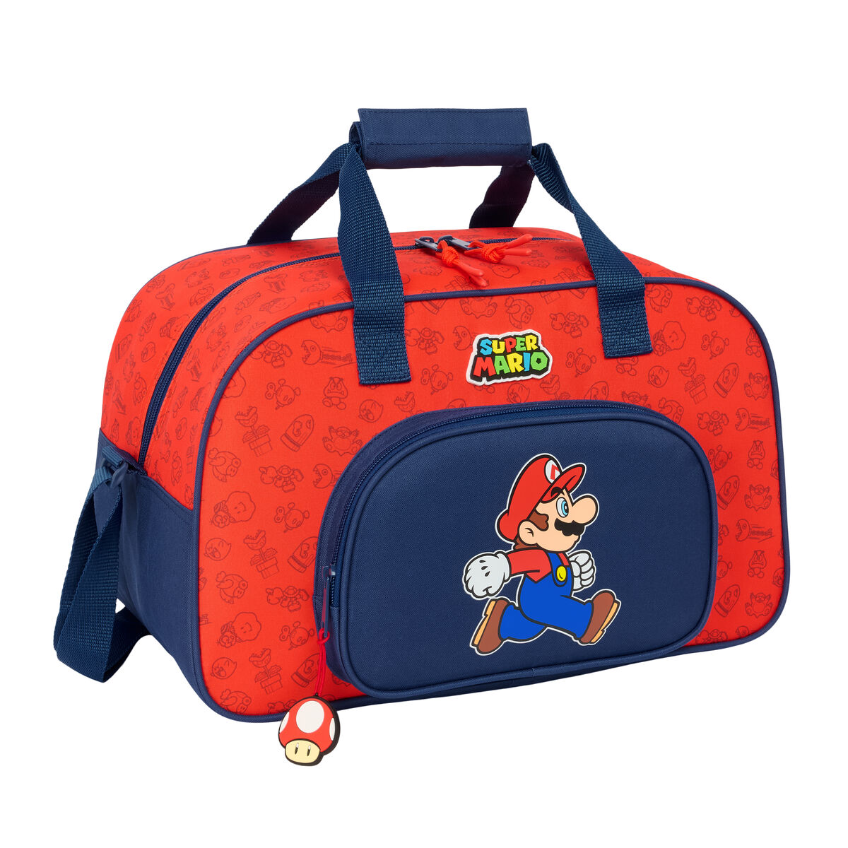 Sportväska Super Mario Trick Röd Mörkblå 40 x 24 x 23 cm
