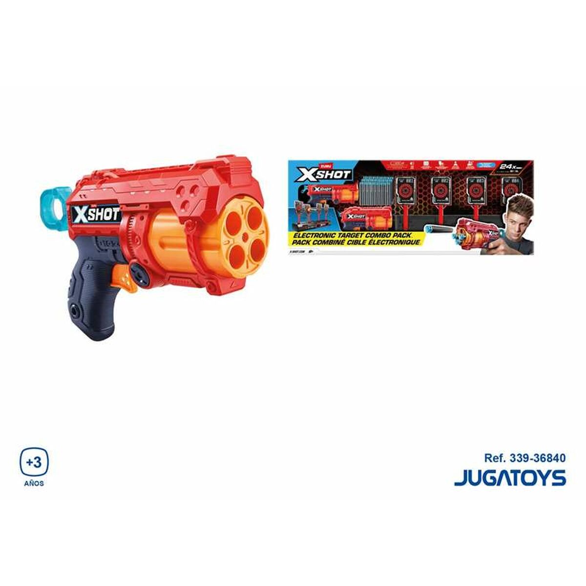 Pistol med Pilar X-Shot - 3