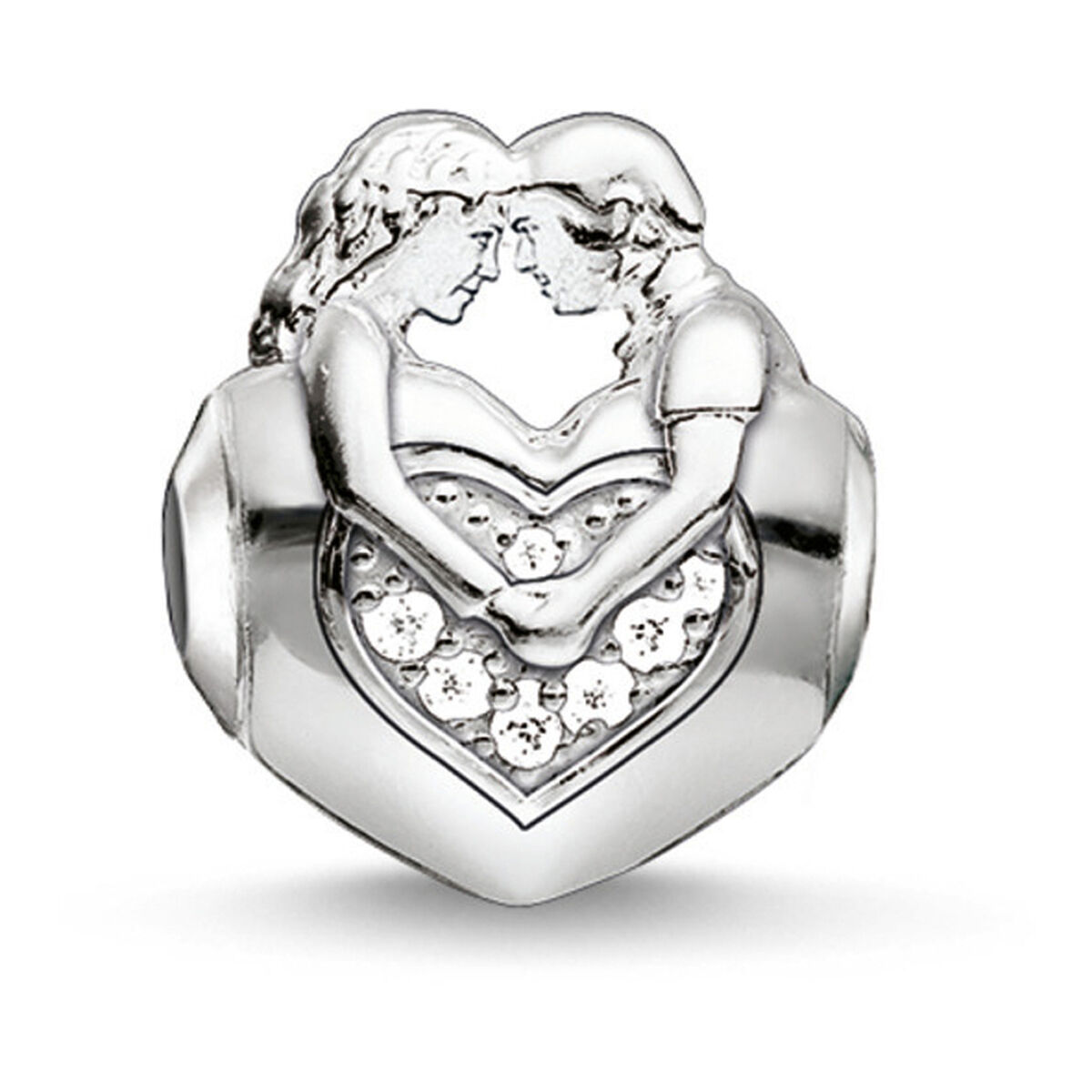 Dampärlor Thomas Sabo K0161-051-14 Vit 1,1 cm