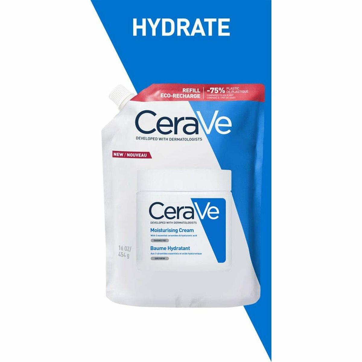 Ansiktskräm CeraVe CERAVE MOISTURISING 454 g - 3