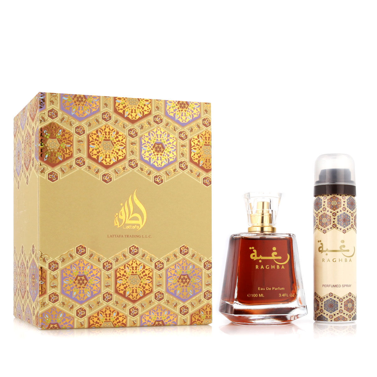 Parfymset Unisex Lattafa Raghba EDP 2 Delar