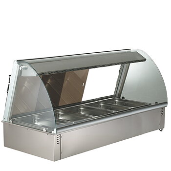 Drop-in befuktad ventilation varma display, 5x GN 1/1