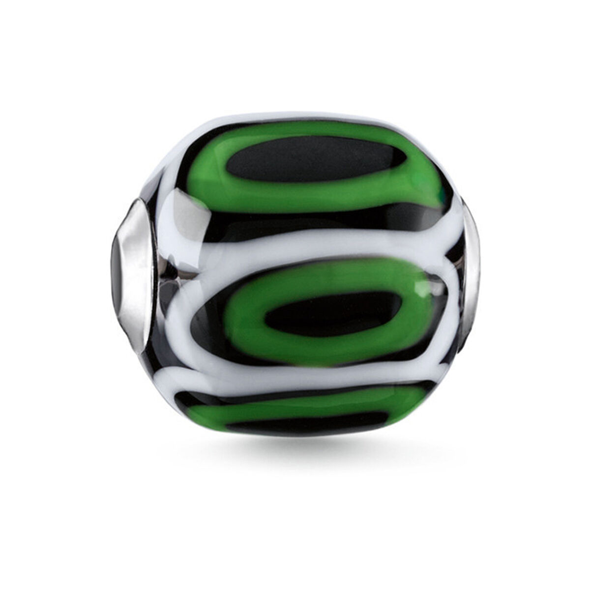 Dampärlor Thomas Sabo K0253-017-6 Grön 1,1 cm