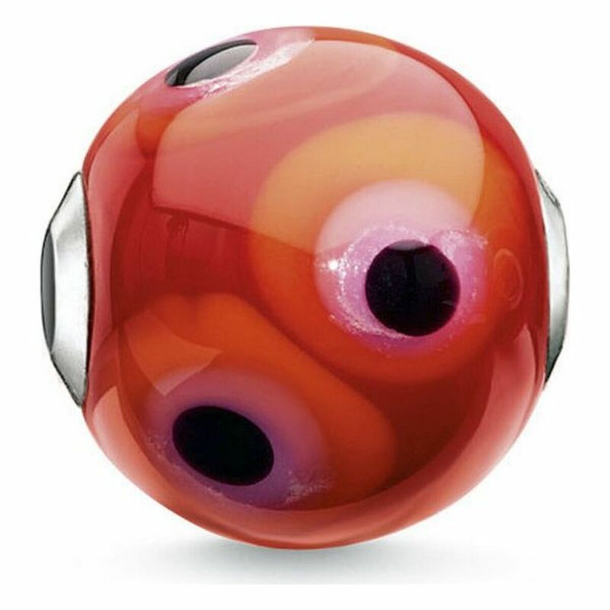 Dampärlor Thomas Sabo K0284-017-10 Röd 1,2 cm - 2