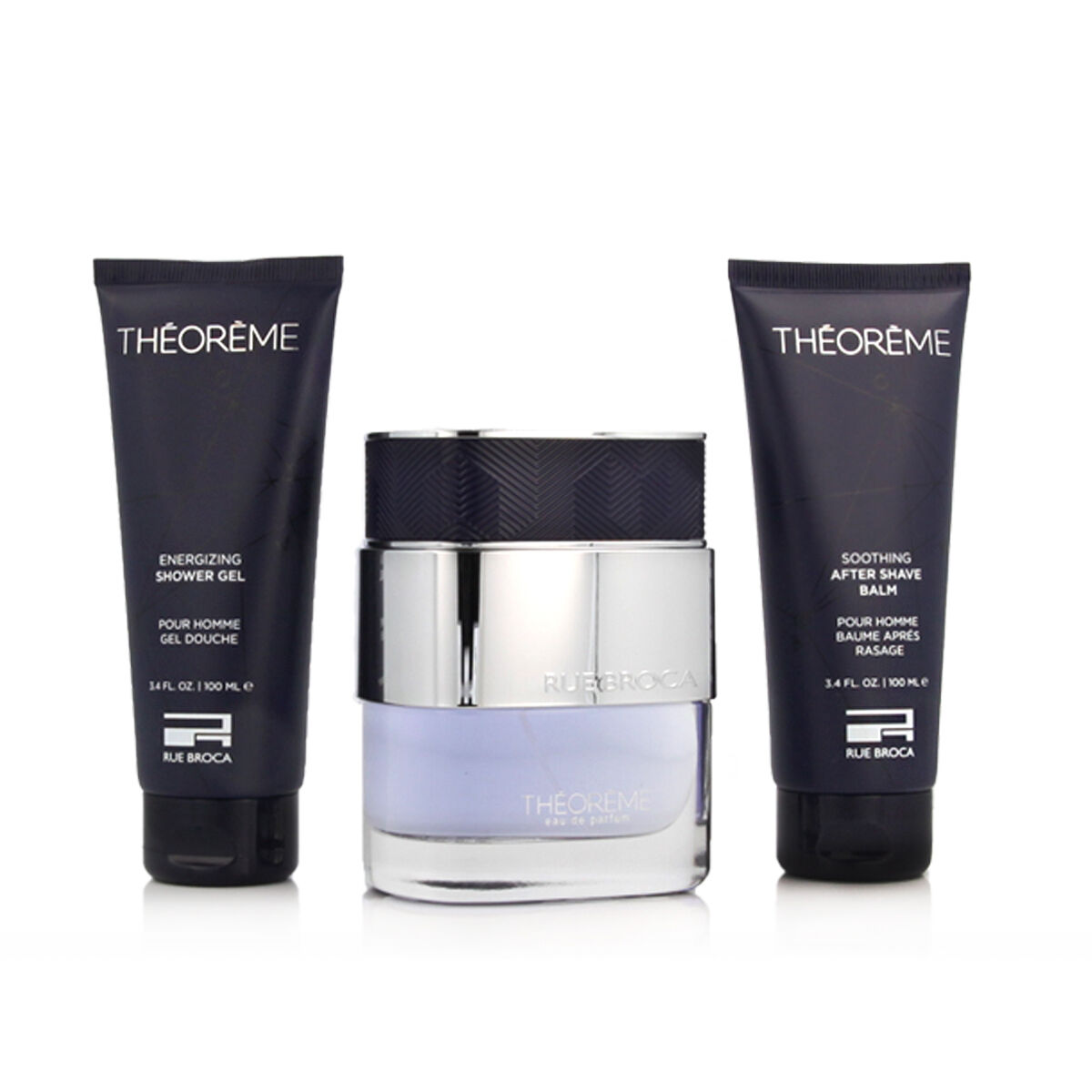 Parfymset Herrar Rue Broca Théorème Pour Homme EDP 3 Delar - 2