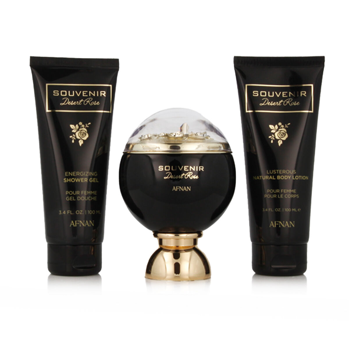 Parfymset Damer Afnan Souvenir Desert Rose EDP 3 Delar - 2