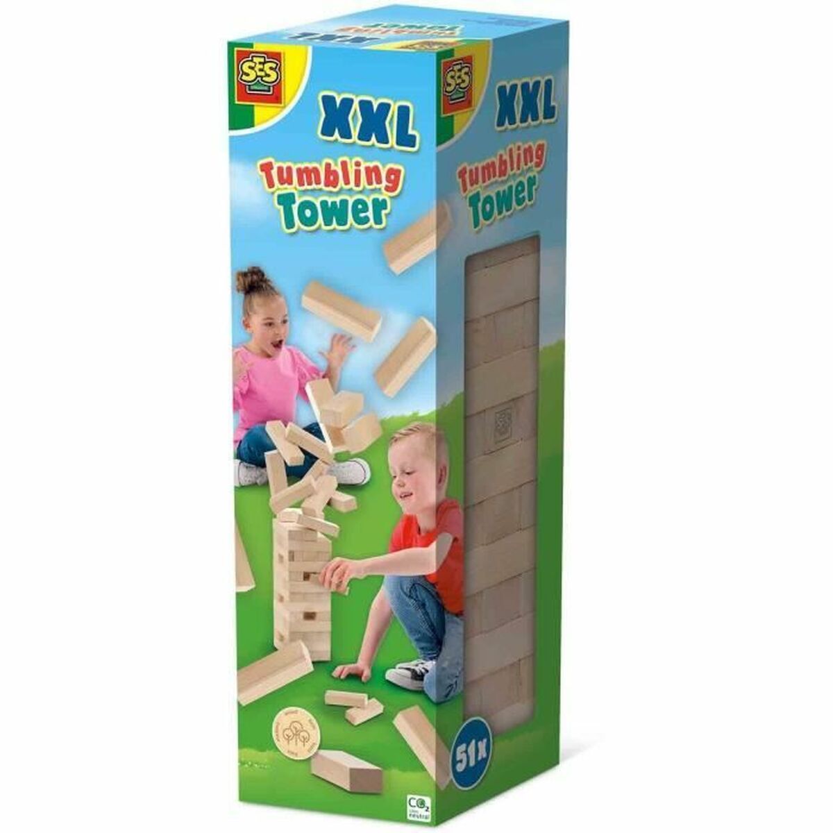 Skicklighetsspel SES Creative XXL Tumbling Tower