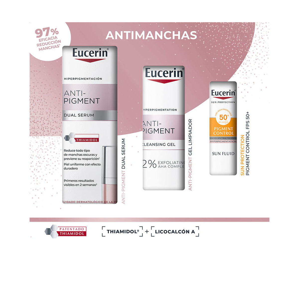 Kosmetikset Damer Eucerin ANTI-PIGMENT 3 Delar