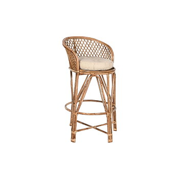 Sittpall Home ESPRIT Naturell 55 x 50 x 100 cm