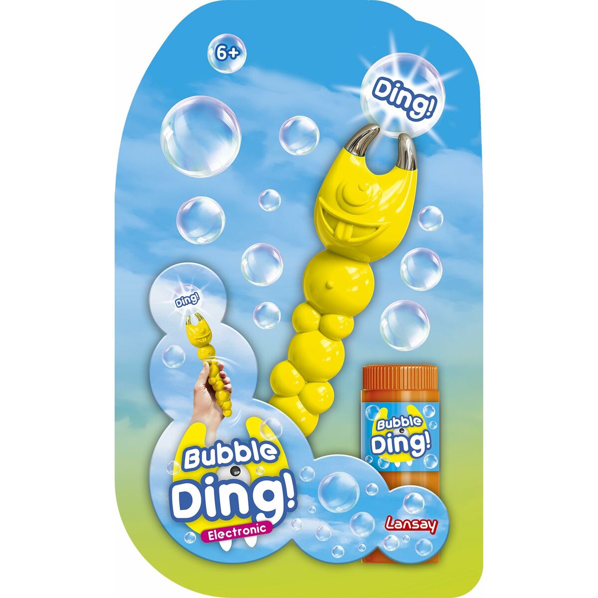 Såpbubbelspel Lansay Bubble Ding Electronic