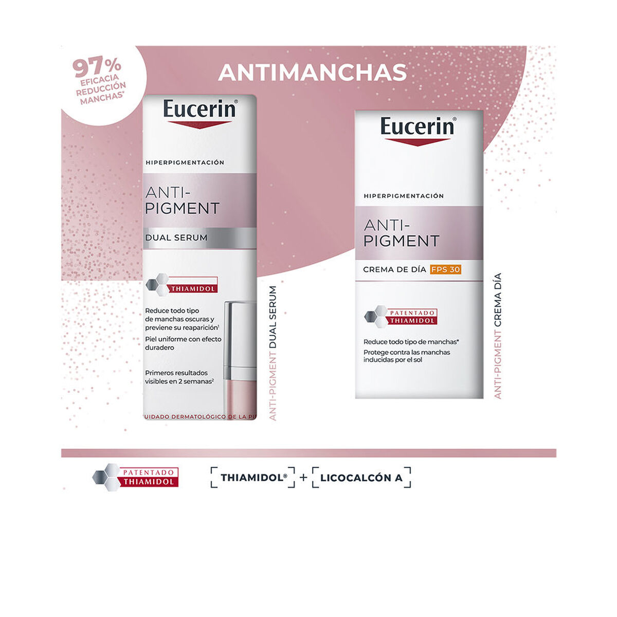 Kosmetikset Damer Eucerin ANTI-PIGMENT 2 Delar