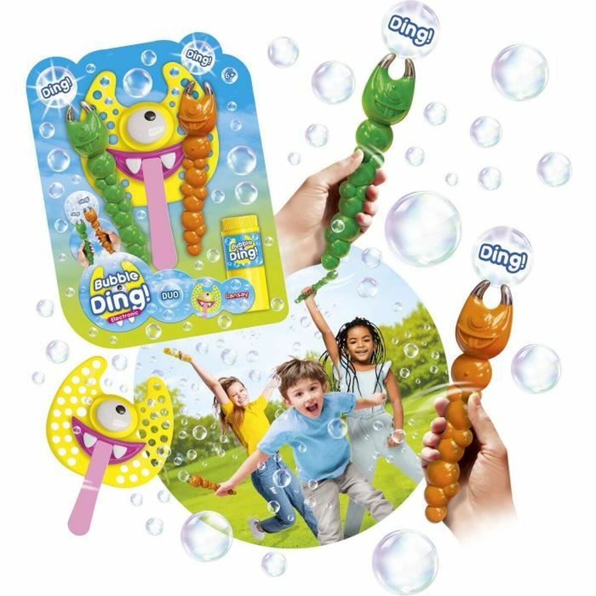 Såpbubbelspel Lansay Bubble Ding Duo Electronic - 2
