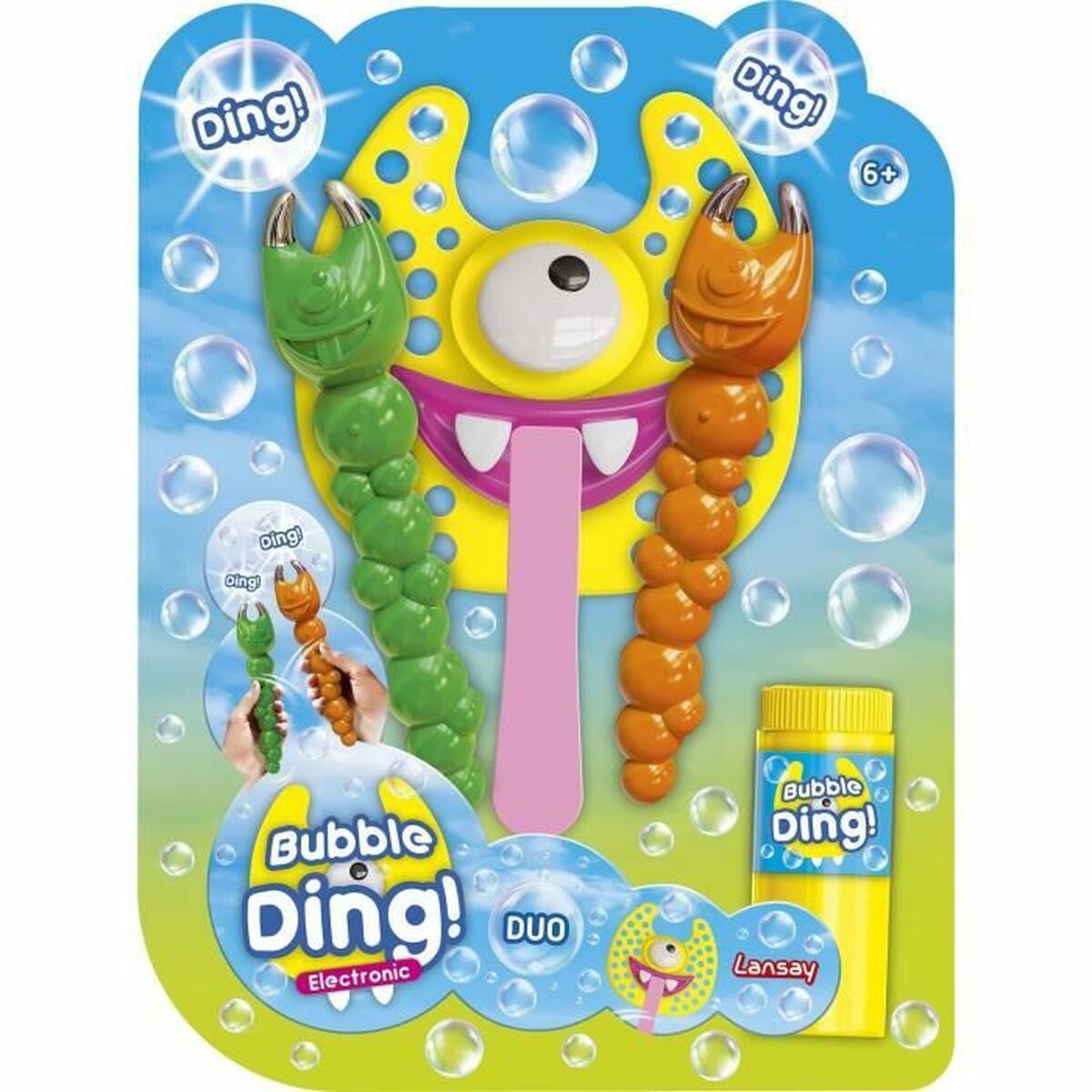 Såpbubbelspel Lansay Bubble Ding Duo Electronic