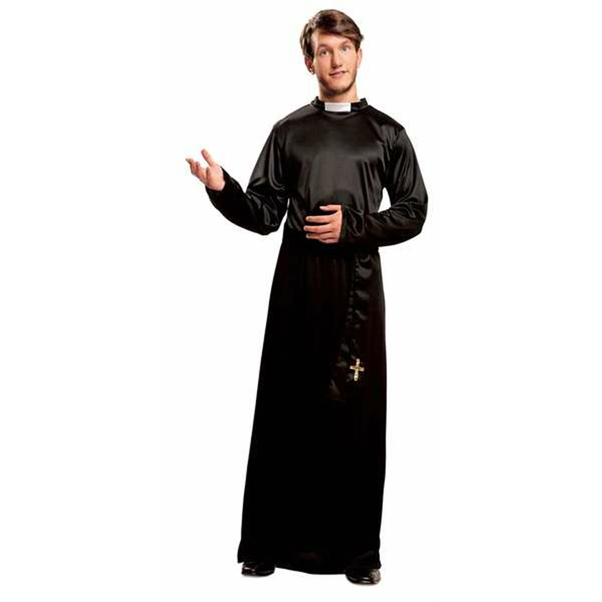 Maskeraddräkt vuxna My Other Me Priest Svart M/L