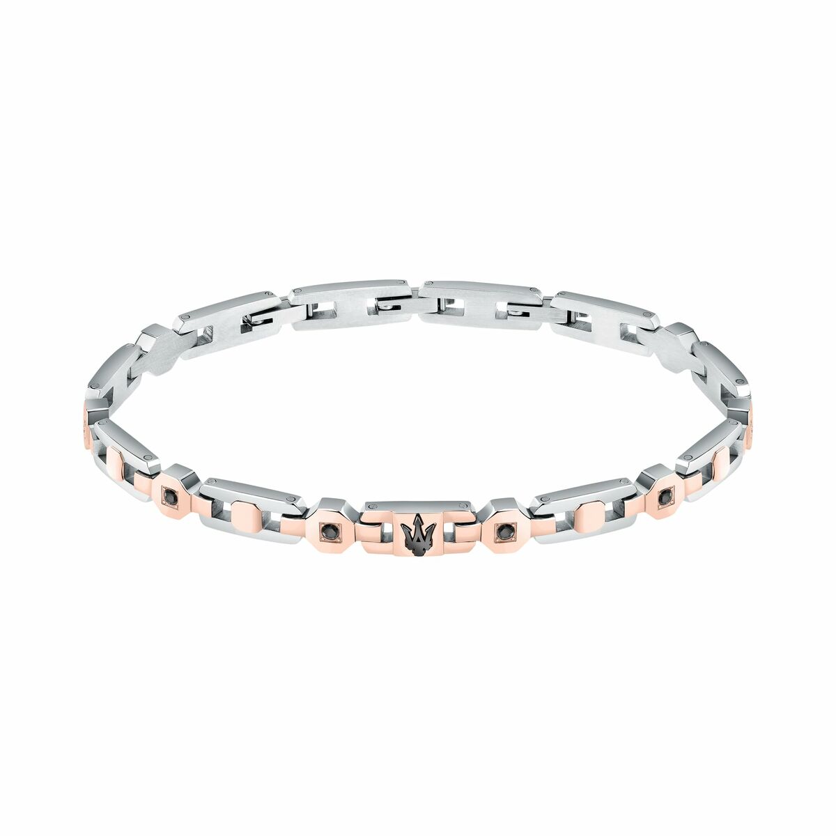 Herrarmband Maserati Rostfritt stål 21,5 cm Silvrig - 3