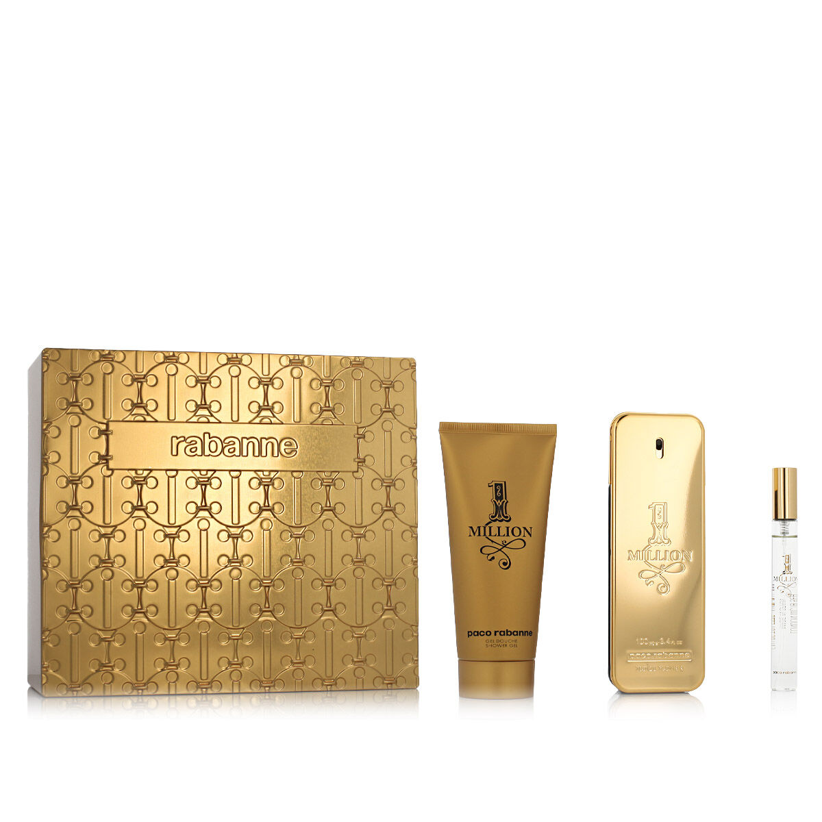 Parfymset Herrar Paco Rabanne 1 Million EDT 3 Delar - 2