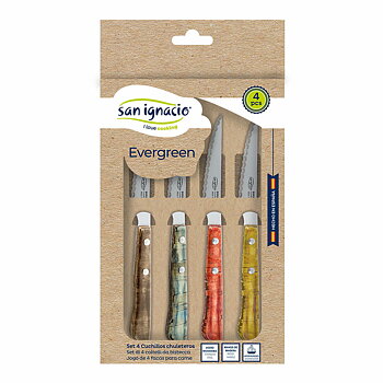 Set med köttknivar San Ignacio Evergreen BGEU-6076 Rostfritt stål