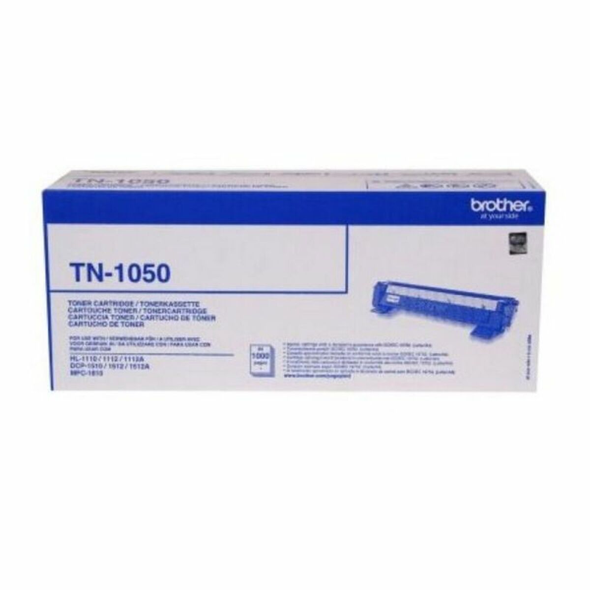 Original Toner Brother TN1050 Svart
