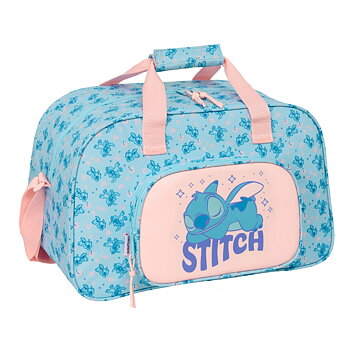 Sportväska Lilo & Stitch Ohana Ljusblå 40 x 24 x 23 cm
